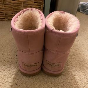 Minnetonka pink boots